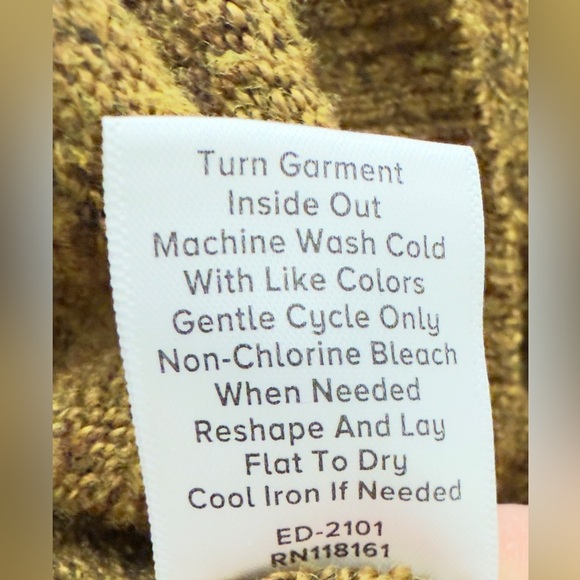 Allison Joy Camel Button-Up Cardigan Small - Picture 6 of 6